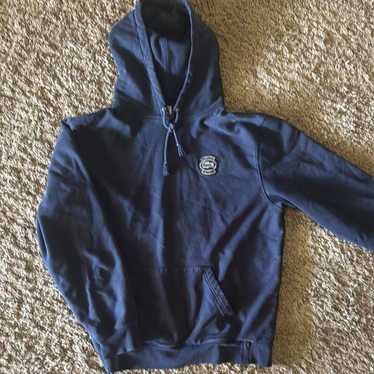 美品　supreme digi hooded sweatshirt M Navy Supreme Denim Logo Hooded Sweatshirt (SS21) - $168