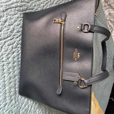 Vintage coach navy shoulder - Gem