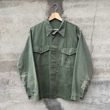 米軍　USMC HBT P-53 ユーティリティシャツ 1940's USMC P-53 HBT UTILITY SHIRT - Cocky Crew Store