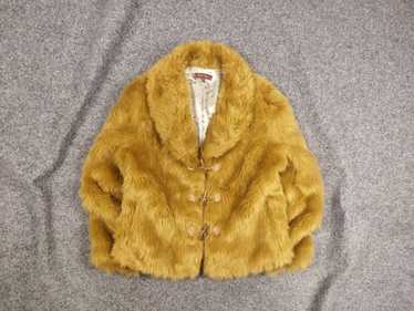 ジャケット・アウター 80S Vintage Fur Jacket Vintage faux fur jacket if six was nine cropped - Gem
