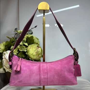 Vintage pink suede coach - Gem