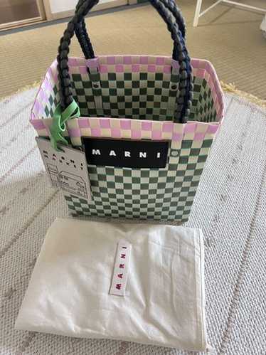 Marni market mini basket - Gem