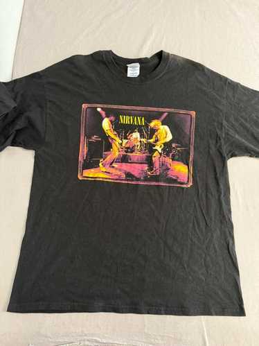 NIRVANA ブラック Tシャツ 1996年ライブ NIRVANA ブラック Tシャツ 1996年ライブ
