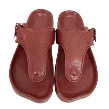 LOEWE サンダル 38 LOEWE Rubber Wedge Sandals 38 Orange 1469363 | FASHIONPHILE
