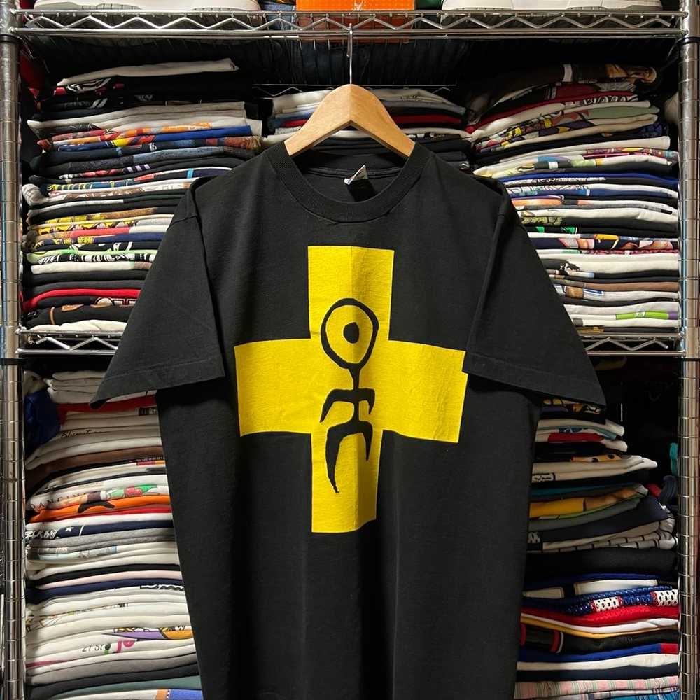 90s einstürzende neubauten ロンT Early 90's Einstürzende Neubauten Logo Shirt | TShirtSlayer