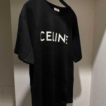 【美品】セリーヌ インビテーション Tシャツ 黒 ブラック ユニセックス XL ユニセックス)ウォッシングデニム半袖シャツ | ファッション通販