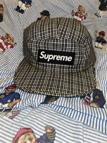 Supreme plaid camp cap - Gem