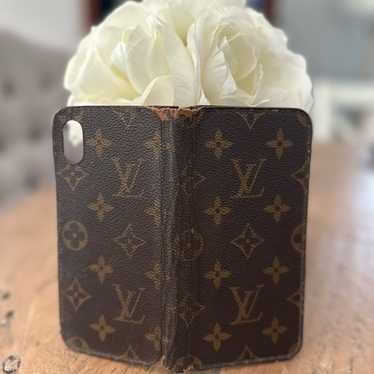 ルイヴィトン　iPhoneⅩ FOLIO EPI Louis Vuitton Black Epi iPhone X/XS Folio Case - Luxury