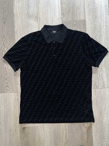 トップス Vintage FENDI Zucca FF Logo Polo Shirt s-l1200.jpg