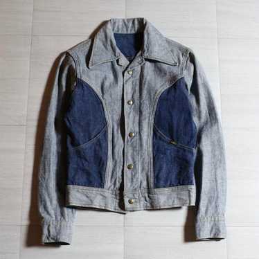 美品◎ 70s Lee Reversible Denim Jacket 70s LEE REVERSIBLE DENIM JACKET — Velour
