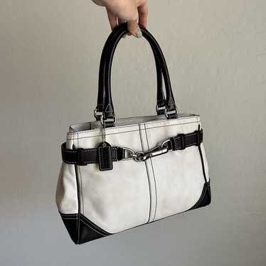 バッグ Coach Hamptons Satchel Handbag Purse Coach Hampton Satchel/Top Handle Bag White Bags & Handbags