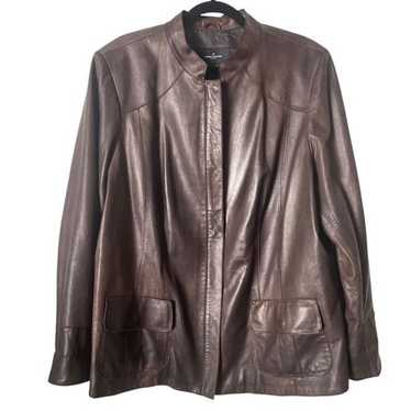 Daniel hechter leather jacket - Gem