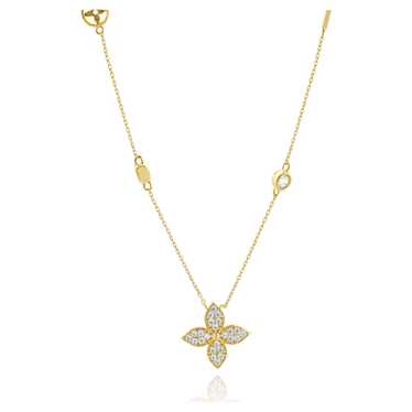 750金 Saudi Gold red clover Station set Gold clover station - Gem