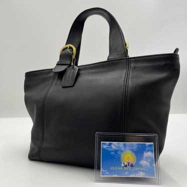 バッグ COACH Vintage Navy Leather Handbag 4133 s-l1200.jpg