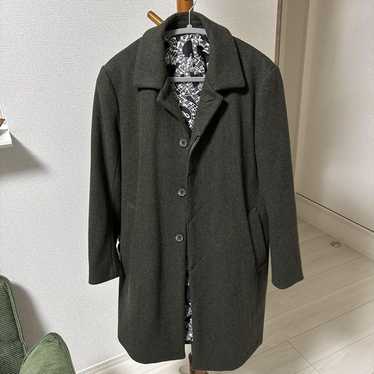 Number (N)ine AW06 Noir Runway Leather Wool Hybrid Trench
