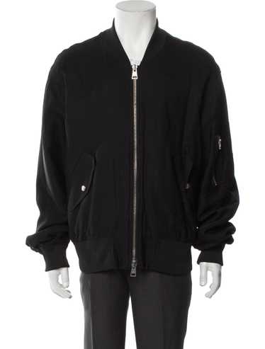 【送料&関税込】Ami Alexandre Mattiussi Loose Bomber Jacket AMI Alexandre Mattiussi Fleece Collar Wool Bomber Jacket