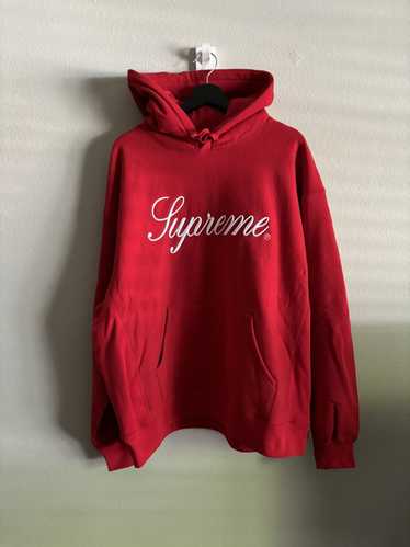 トップス Supreme Raised Script Hooded Sweatshirt Supreme Raised Script Hooded Sweatshirt Yellow Men's - FW23 - US