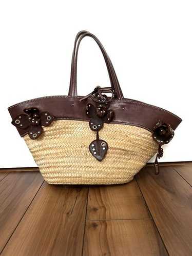 ショルダーバッグ・ポシェット MIUMIU BROWN RAFFIA SHOULDER BAG Shoulder bag miu miu straw - Gem