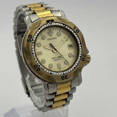 【稼働・美品】SEIKO SCUBA 200m 5H25-6000／クォーツ 稼働・美品】SEIKO SCUBA 200m 5H25-6000／クォーツ SEIKO