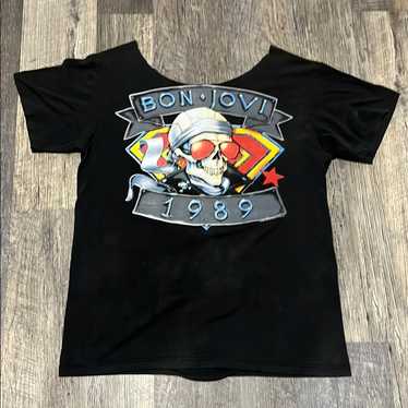 bon jovi 1987 ツアーTシャツ 80s Original Bon Jovi 1987 World Tour Vintage T-shirt Made in