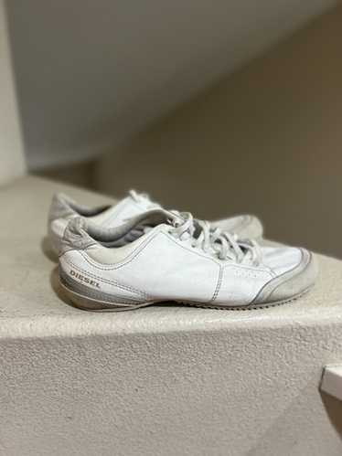 White leather diesel sneakers - Gem