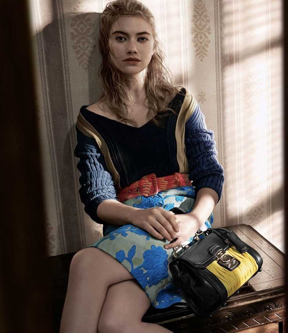 Miu Miu MIU MIU SS2015 Inside Out Knit Wool Sweat… - image 1