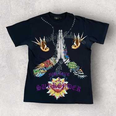 CHRISTIAN AUDIGIER Tシャツアメリカ製 Made in USA Christian Audigier Tshirt L Size - Etsy