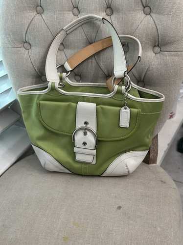 Y2K Japanese coach コーチ　bag ハンドバッグ　green Y2K Japanese coach コーチ bag ハンドバッグ green