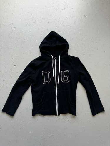 【Dolce & Gabbana】ジップアップフーディー Jersey zip-up hoodie in Black for Men | Dolce&Gabbana® US