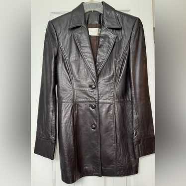 Dana buchman leather jacket - Gem