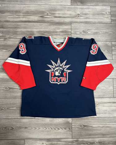 other - CCM NHL 90’s NYR No99 グレッキー ホッケーシャツ 紺 M Vintage 90's CCM Vancouver Canucks NHL Jersey Mens Hockey