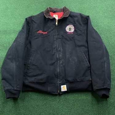 カーハート　サンタフェジャケット　ブラック　m usa 80s 90s 80s Carhartt サンタフェジャケット ダック地 ブラック USA製