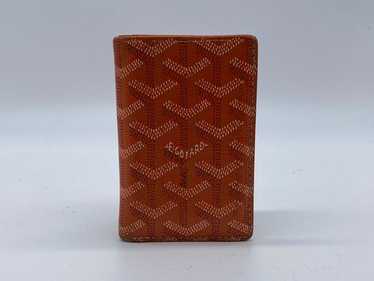 希少品◆入手困難♪【GOYARD】Saint Pierre card holder orange GOYARD Goyardine Saint Pierre Card Holder Orange 1684186
