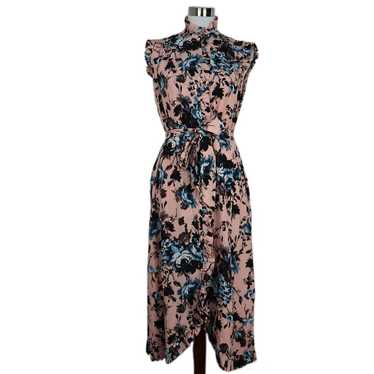 【Erdem】プリントシルクミディドレス Erdem Linen Dress