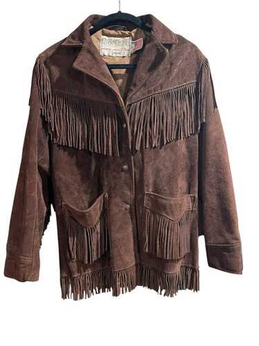 〈 SCHOTT 〉western fringe suede jacket Schott Western Fringe Suede Leather Jacket Blouson Men Size