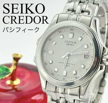 SEIKO クレドール 腕時計18KT+SS /SS 8J82-6A30 SEIKO セイコー GCAX988 8J82-6A30 クレドール ラウンドフェイス