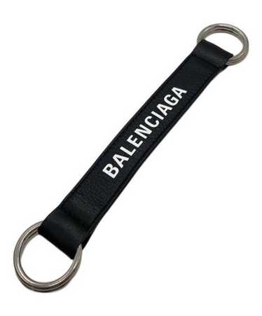 キーホルダー・キーリング BALENCIAGA Woman Key chain Black 8196662ABEK 1000 Women's Keychain Rodeo Tag Full Charm in Black/white