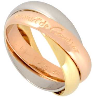 Supreme！Cartier Trinityリング#48 Cartier Trinity Vintage Tricolor Band Gold Ring – Opulent