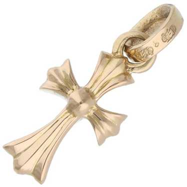 正規品 CHROME HEARTS 22K CH CROSS BABY FAT Buy Chrome Hearts 22K Baby Fat Cross Pendant Online at Groupie