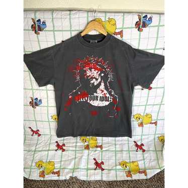 KILL YOUR IDOLS Tシャツ Rare Kill Your Idols Jesus Vintage Guns N Roses T Shirt | eBay