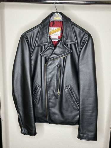 ジャケット・アウター Supreme Schott Chevron Leather Puffer L Supreme x Schott Chevron Leather Down Puffer Jacket 2colors