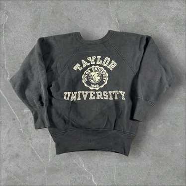 50s 60s Vintage Sweatshirt \"EX−LARGE\" Vintage 50s 60s Washington State University Quarter Zip