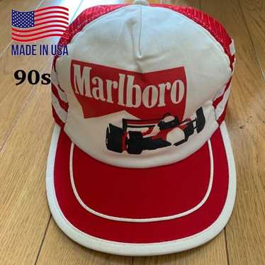 80's Vintage Marlboro Cotton Cap USA製 Rare Vintage MARLBORO Hat/cap,marlboro Adventure Team