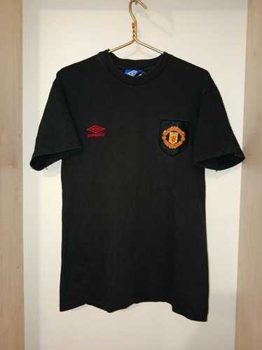 ウェア 90s Umbro vintage Black Football Shirt Vintage 90s Manchester United Umbro Sharp Away Kit Jersey