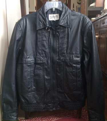 廃盤！激レア！キングサイズ42！ハイウェイマンモデル！TALON！ショット659 Classic Racer Horsehide Motorcycle Jacket - Black