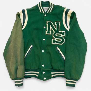 Vtg 80s varsity jacket - Gem