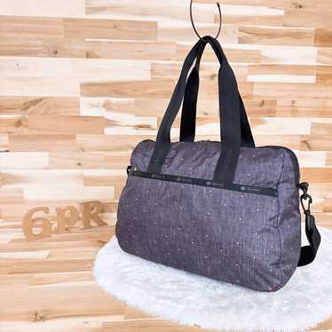 ★LeSportsac★ Black Heart Debossed Micro Tote Bag 4298HC14 Deluxe Easy Carry Tote - Black Heart Deboss – LeSportsac