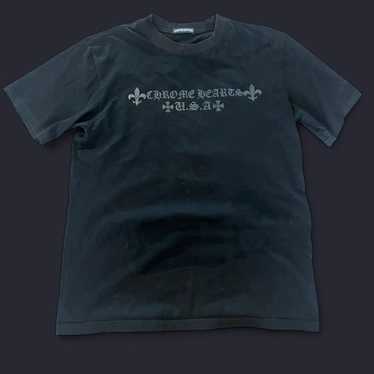 00s archive”Chrome Hearts”no sleeve tee Chrome Hearts Designers Block 2003 Security T-Shirt RARE