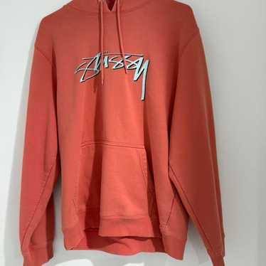 Stüssy stussy hoodie pink orange Stüssy stussy hoodie pink orange