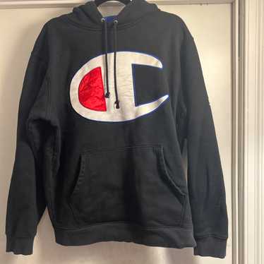 【古着】supreme champion hoodie Lサイズ　navy Supreme Champion Hooded Sweatshirt Navy Men's - FW16 - US